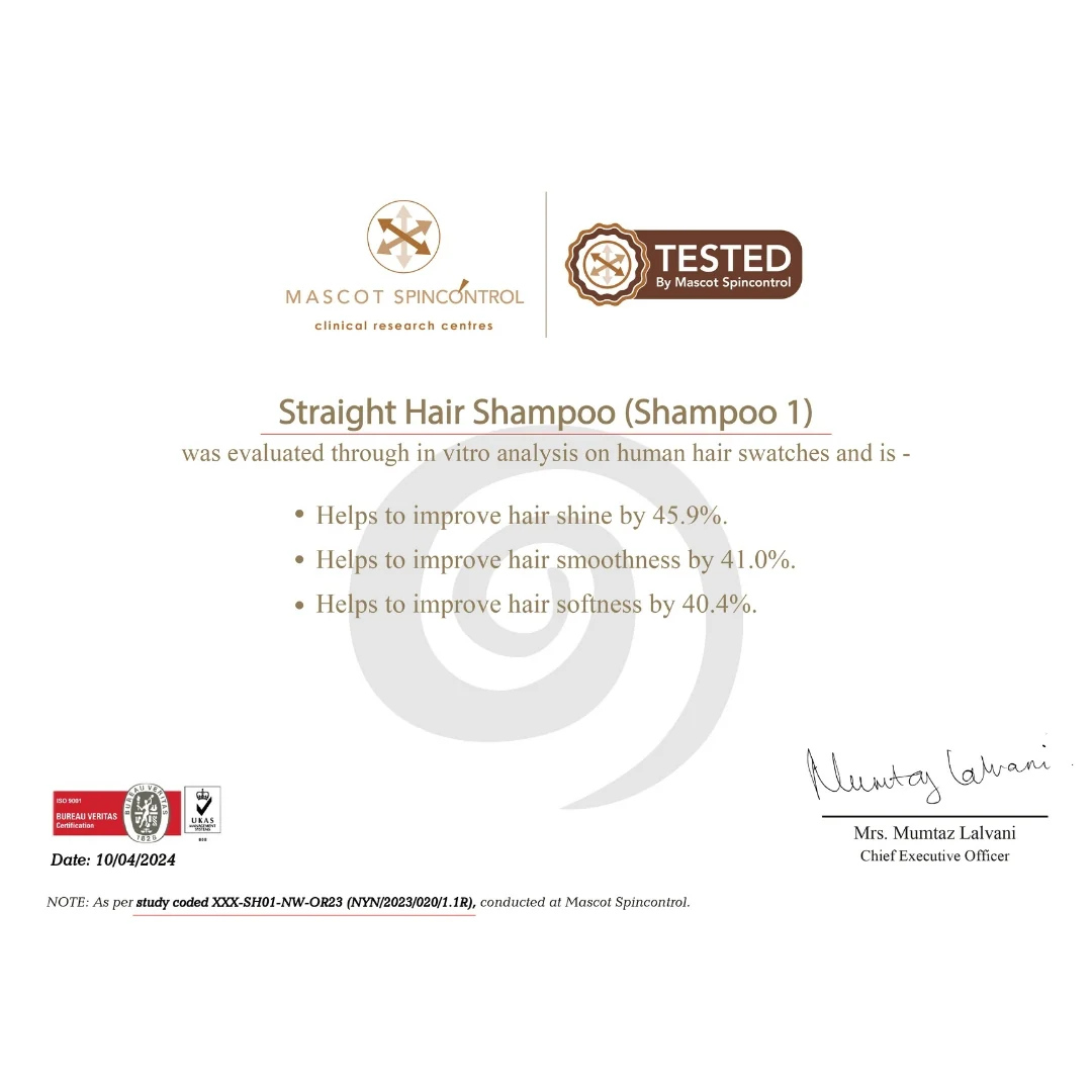 Anti Frizz Shampoo - Straight Hair - Image 8
